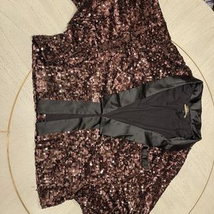 La Rok Luxe Sequin Jacket size L